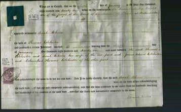 Deed by Married Women - Sarah Rebecca Colchester-Original Ancestry