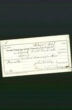 Wakefield, Massachusetts Payment Voucher - Charles S F Whitcomb