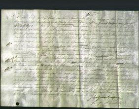 Deed by Married Women - Eliza Bill and Mary Ann Huskisson-Original Ancestry