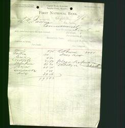 Bank Letterhead - First National Bank