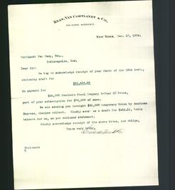 Letterhead - Kean, Van Cortlandt & Co.