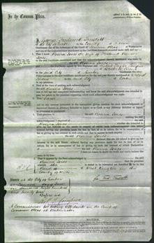 Court of Common Pleas - Rosina Jones-Original Ancestry