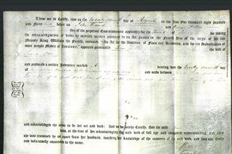 Deed by Married Women - Ann Peto-Original Ancestry