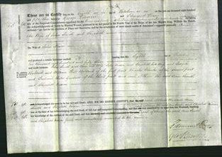 Deed by Married Women - Ann Smith and Elizabeth Nixon-Original Ancestry