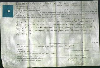 Copy of Deed by Married Women - Mary Ann Mulford-Original Ancestry