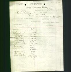 Bank Letterhead - First National Bank