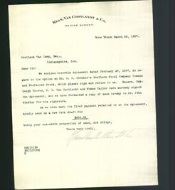 Letterhead - Kean, Van Cortlandt & Co.