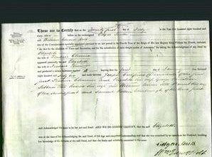 Deed by Married Women - Elizabeth Chamier-Original Ancestry