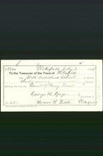 Wakefield, Massachusetts Payment Voucher - State Industrial School