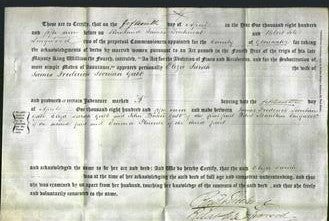 Deed by Married Women - Eliza Sarah Gabb-Original Ancestry