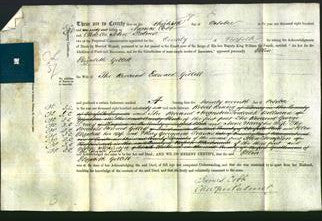 Deed by Married Women - Elizabeth Gillett-Original Ancestry