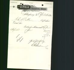 Bank Letterhead - German National Bank