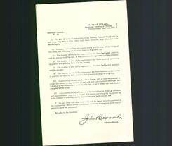 Letterhead - State of Indiana, Adjutant- General's Office