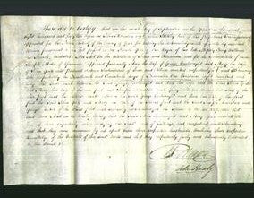 Deed by Married Women - Ann Cartwright and Mary York-Original Ancestry