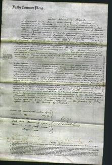 Court of Common Pleas - Frances Harwood Smith-Original Ancestry