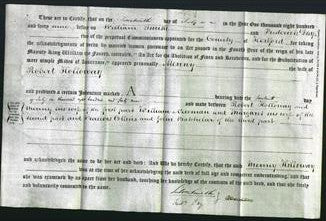 Deed by Married Women - Menny Holloway-Original Ancestry