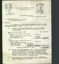 Letterhead - Peat, Marwick , Mitchell, & Co.