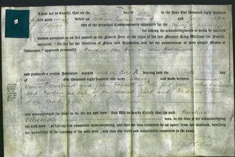 Deed by Married Women - Caroline Wilkinson-Original Ancestry