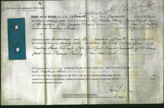 Deed by Married Women - Caroline Stone-Original Ancestry