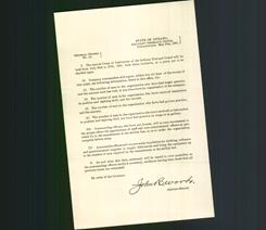 Letterhead - State of Indiana, Adjutant- General's Office