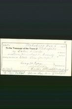 Wakefield, Massachusetts Payment Voucher - Solon A Carter