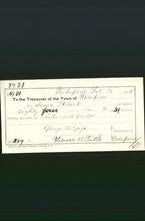 Wakefield, Massachusetts Payment Voucher - Isaac T Clark
