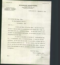 Letterhead - Wickwire Brothers