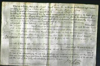 Deed by Married Women - Elizabeth Mann and Nancy Bambury-Original Ancestry