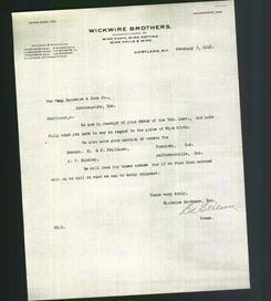 Letterhead - Wickwire Brothers