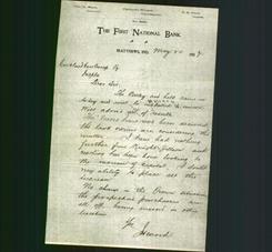 Letterhead - The First National Bank