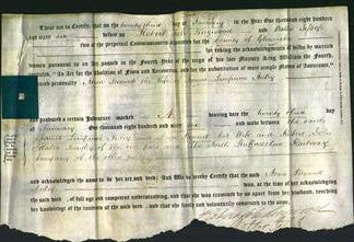 Deed by Married Women - Anne Bennett Anley-Original Ancestry