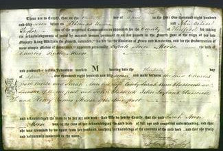 Deed by Married Women - Sarah Ann Morse-Original Ancestry