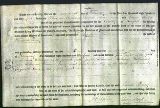 Deed by Married Women - Sarah Parry-Original Ancestry