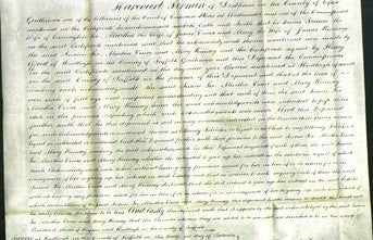 Court of Common Pleas - Susan Lee, Martha Vince and Mary Ramsey-Original Ancestry