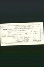 Wakefield, Massachusetts Payment Voucher - George A Allen