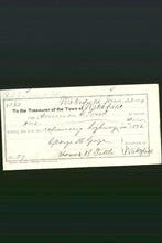Wakefield, Massachusetts Payment Voucher - Ammon S Reed