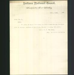 Letterhead - Indiana National Guard