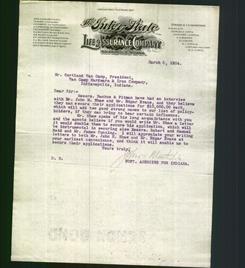 Letterhead - The Inter-State Life Assurance Company