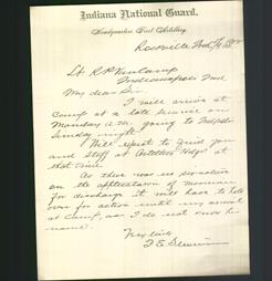 Letterhead - Indiana National Guard