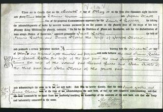 Deed by Married Women - Sarah Ladkin and Emma Morris-Original Ancestry