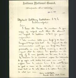 Letterhead - Indiana National Guard