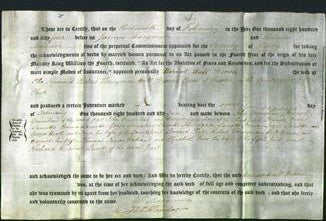 Deed by Married Women - Harriett Hull Brown-Original Ancestry