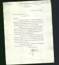 Letterhead - W.B. McKeand & Co.