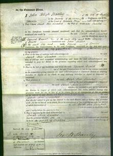 Court of Common Pleas - Sarah Ann Lambert-Original Ancestry