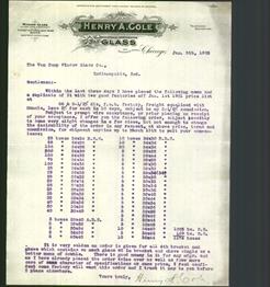 Letterhead - Henry A. Cole