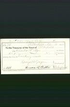 Wakefield, Massachusetts Payment Voucher - Charles W Page