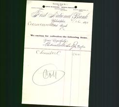 Bank Letterhead - First National Bank