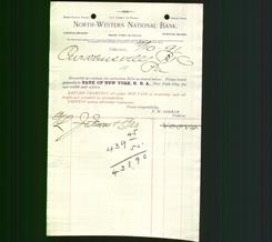 Bank Letterhead - North-Western National Bank