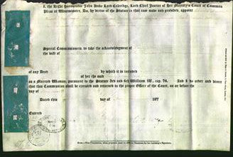 Appointment of Special Commissioners - Charles Mason and William Robert Haynes Adamson-Original Ancestry