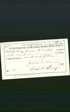Wakefield, Massachusetts Payment Voucher - Horace B Tuttle